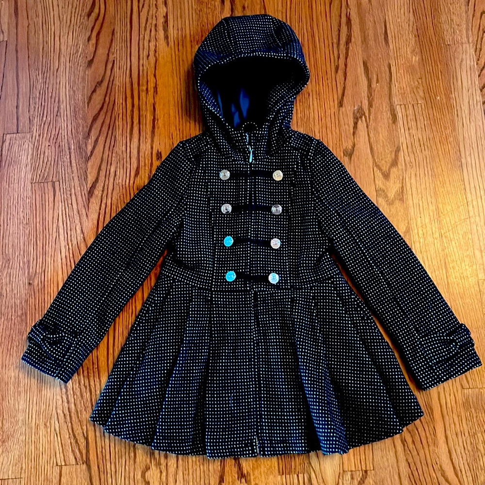 LOVE, LILAH Girls Wool Peacoat